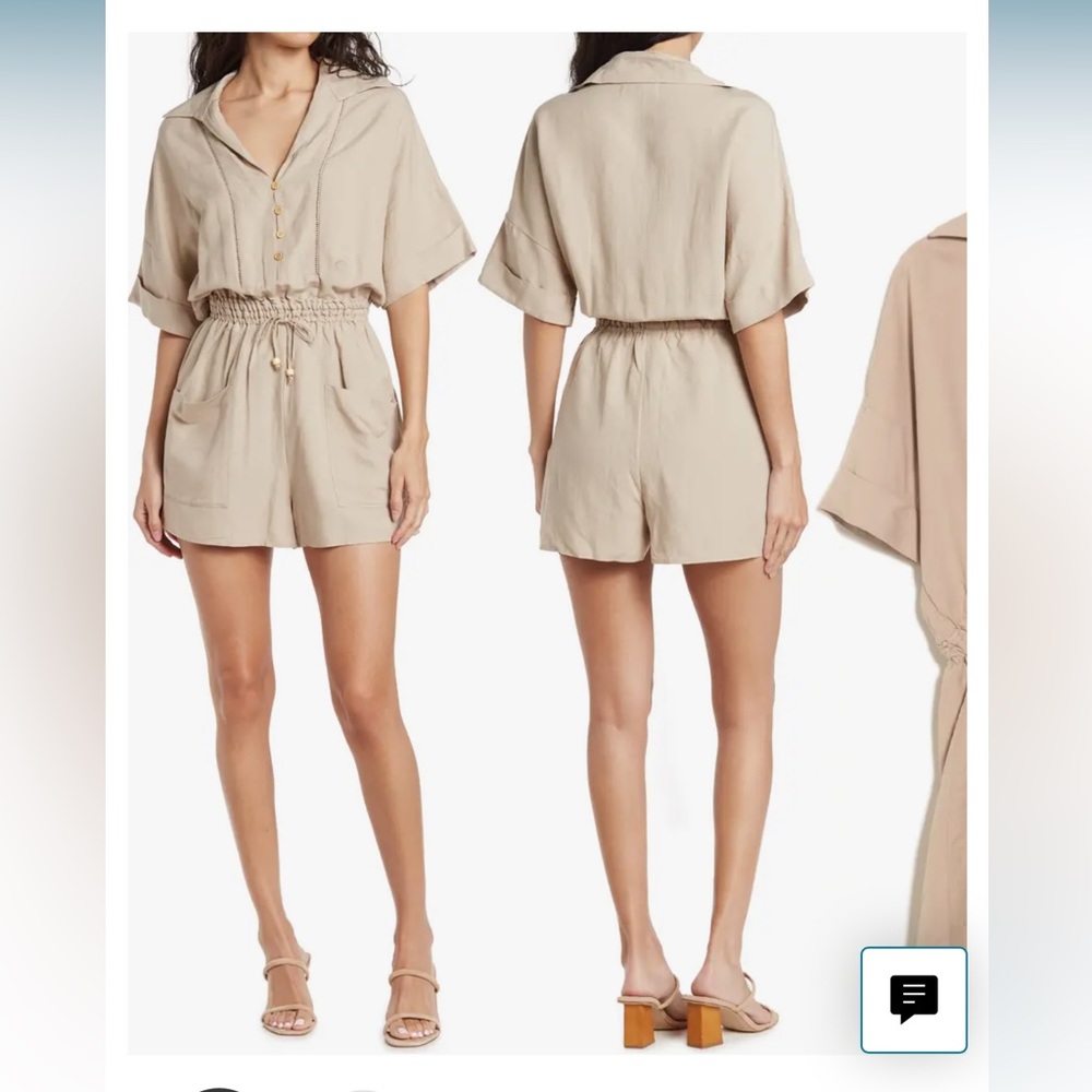 Blank NYC Tan Jumpsuit